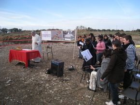 Posa prima pietra Villaggio Famiglie